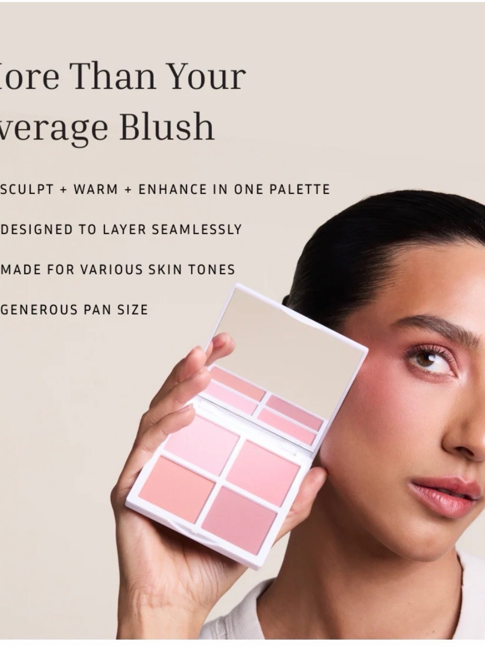 Lithe Cream Blush Quartet – Soft Pink & Mauve Set - Picture 2 of 6